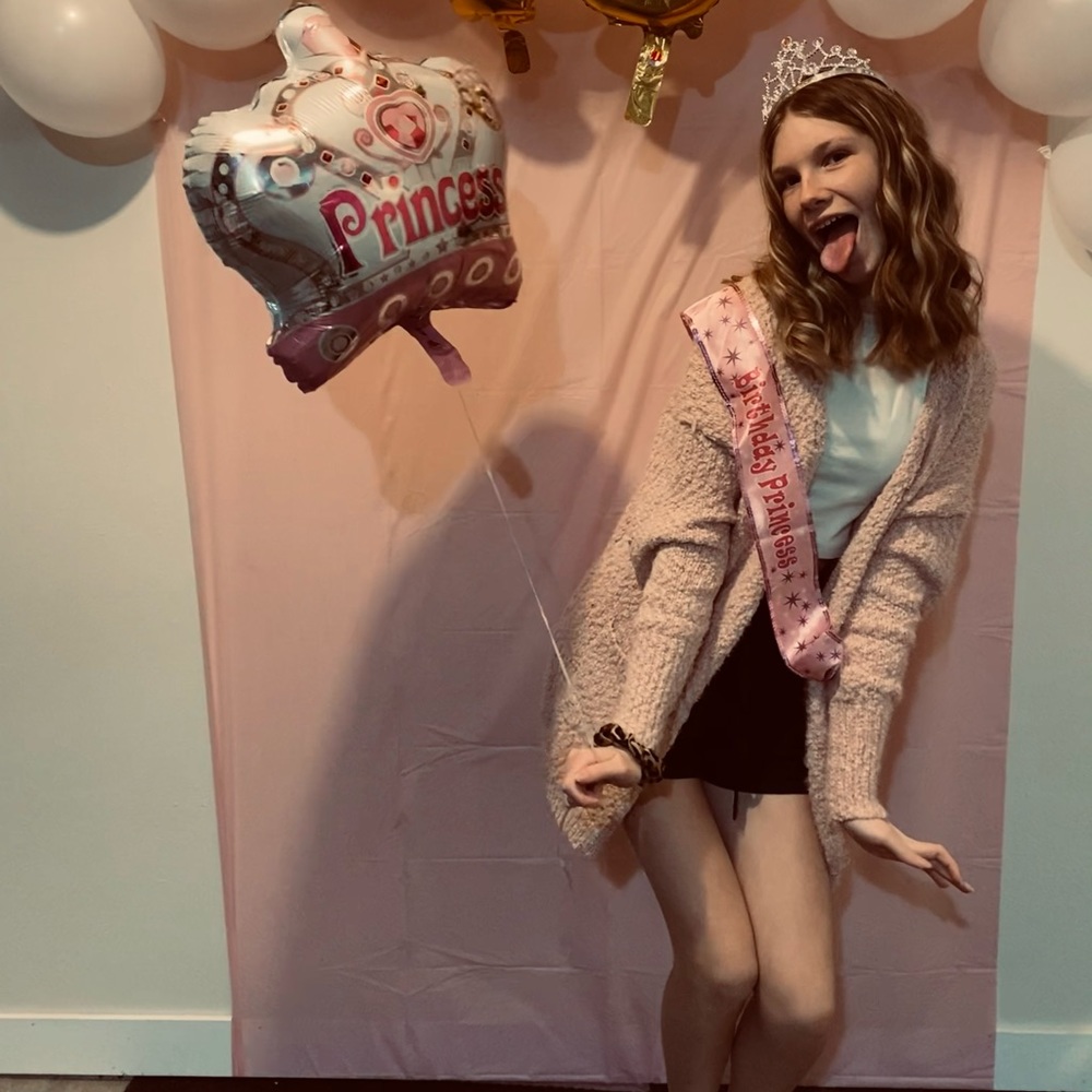 Pink franciscas cardigan